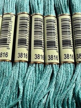 Муліне для вишивання AIRO №3816 колір Celadon Green/Селадоновий зелений 8м