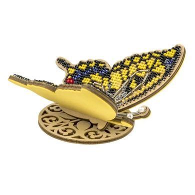 Изящная бабочка Набор для вышивки бисером на деревянной основе Wonderland Crafts FLK-608 - Купить в интернет-магазине club-rukodelia.com Тел: 067-802-24-81 Купить Киев, Львов, Харьков, Винница, Одесса, Житомир, Чернигов, Сумы