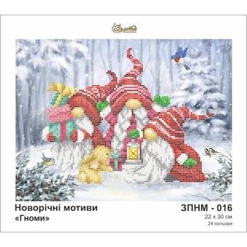 Гномы Схема для вышивания бисером Золотая подкова ЗПНМ-016 - Купить в интернет-магазине club-rukodelia.com Тел: 067-802-24-81 Купить Киев, Львов, Харьков, Винница, Одесса, Житомир, Чернигов, Сумы