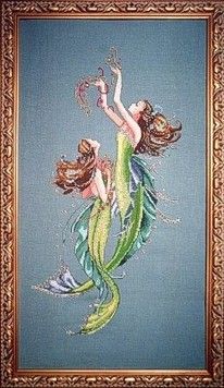 Схема для вышивания Mirabilia Designs MD85 Mermaids Of The Deep Blue - Купить в интернет-магазине club-rukodelia.com Тел: 067-802-24-81 Купить Киев, Львов, Харьков, Винница, Одесса, Житомир, Чернигов, Сумы