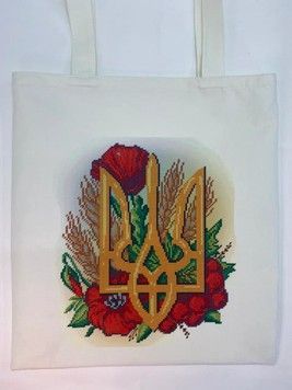 Сумка-шопер, пошита заготовка під вишивку бісером Alisena Су1010а - Купити в інтернет-магазині club-rukodelia.com Тел: 067-802-24-81  Купити Київ, Львів, Харків, Вінниця, Одеса, Житомир, Чернігів, Суми