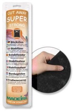 Стабілізатор Super Strong чорний, відрізний, особливо міцний, м'який, для великих вишивок на темних тканинах, 30см*5м 9446 - Купити в інтернет-магазині club-rukodelia.com Тел: 067-802-24-81  Купити Київ, Львів, Харків, Вінниця, Одеса, Житомир, Чернігів, Суми