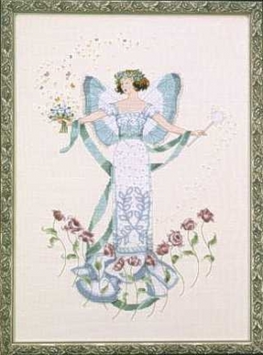 Aprils Blue Diamond / Квітневий блакитний діамант Mirabilia Designs Схема для вишивання MD47 - Купити в інтернет-магазині club-rukodelia.com Тел: 067-802-24-81  Купити Київ, Львів, Харків, Вінниця, Одеса, Житомир, Чернігів, Суми