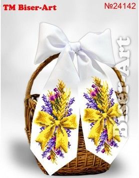 Бант Заготовка для вишивки бісером Biser-Art 24142ба - Купити в інтернет-магазині club-rukodelia.com Тел: 067-802-24-81  Купити Київ, Львів, Харків, Вінниця, Одеса, Житомир, Чернігів, Суми