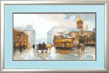 Набір для вишивки хрестиком Чарівна Мить 577ч Вечірній трамвай - Купити в інтернет-магазині club-rukodelia.com Тел: 067-802-24-81  Купити Київ, Львів, Харків, Вінниця, Одеса, Житомир, Чернігів, Суми