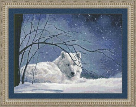 Snowy-White Wolf Kustom Krafts (98667) - Купити в інтернет-магазині club-rukodelia.com Тел: 067-802-24-81  Купити Київ, Львів, Харків, Вінниця, Одеса, Житомир, Чернігів, Суми