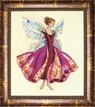 Januarys Garnet Fairy / Січнева гранатова фея Mirabilia Designs Схема для вишивання MD108 - Купити в інтернет-магазині club-rukodelia.com Тел: 067-802-24-81  Купити Київ, Львів, Харків, Вінниця, Одеса, Житомир, Чернігів, Суми