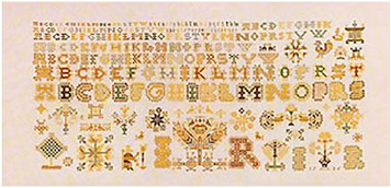 Sampler Набор для вышивания крестом Permin 39-9412 - Купить в интернет-магазине club-rukodelia.com Тел: 067-802-24-81 Купить Киев, Львов, Харьков, Винница, Одесса, Житомир, Чернигов, Сумы