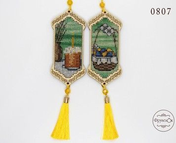 Великодній кошик Набір для вишивання хрестиком на дерев'яній основі ФрузелОк 0807ф - Купити в інтернет-магазині club-rukodelia.com Тел: 067-802-24-81  Купити Київ, Львів, Харків, Вінниця, Одеса, Житомир, Чернігів, Суми