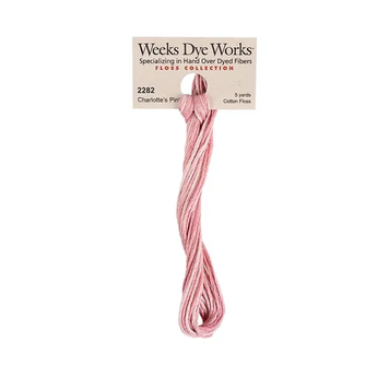 Мулине ручной покраски Weeks Dye Works 2282 Charlotte's Pink