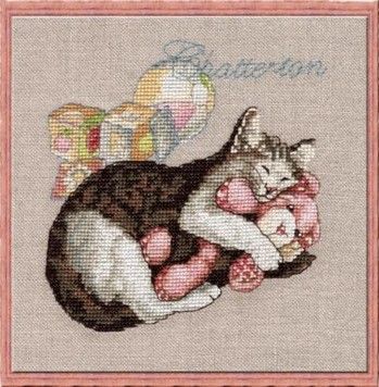 Набір для вишивання хрестиком NIMUЁ 117 K Chatterton/Кіт і ведмедик - Купити в інтернет-магазині club-rukodelia.com Тел: 067-802-24-81  Купити Київ, Львів, Харків, Вінниця, Одеса, Житомир, Чернігів, Суми