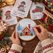 Набір для вишивки хрестиком Abris Art &laquo;Магія зими&raquo;, міні 10 &times; 10 см (AHME001)