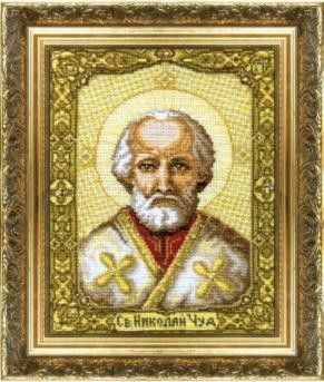 Набор для вышивки крестом Чарівна Мить 253ч Св. Николай - Купить в интернет-магазине club-rukodelia.com Тел: 067-802-24-81 Купить Киев, Львов, Харьков, Винница, Одесса, Житомир, Чернигов, Сумы