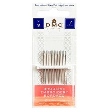 Иглы для вышивки гладью №9, 16 шт DMC 1765/6 - Купить в интернет-магазине club-rukodelia.com Тел: 067-802-24-81 Купить Киев, Львов, Харьков, Винница, Одесса, Житомир, Чернигов, Сумы