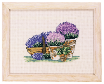 Набор для вышивания Лавандовые горшки (Lavenderpots) PERMIN - Купить в интернет-магазине club-rukodelia.com Тел: 067-802-24-81 Купить Киев, Львов, Харьков, Винница, Одесса, Житомир, Чернигов, Сумы