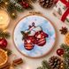 Набір для вишивки хрестиком Abris Art &laquo;Тепло Різдва&raquo;, міні 10 &times; 10 см (AHME002)