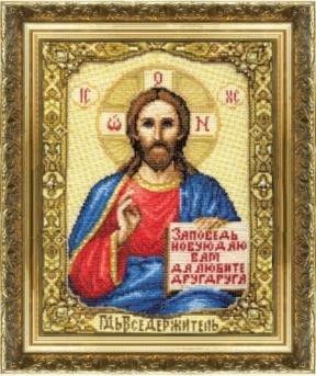 Набір для вишивки хрестиком Чарівна Мить 254ч Ікона Господа Ісуса Христа - Купити в інтернет-магазині club-rukodelia.com Тел: 067-802-24-81  Купити Київ, Львів, Харків, Вінниця, Одеса, Житомир, Чернігів, Суми