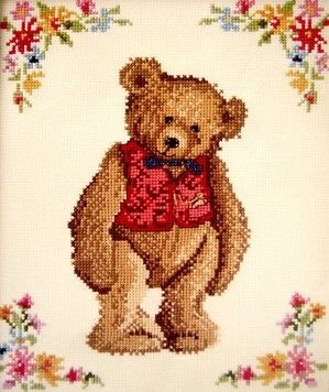 Набір для вишивання хрестом Classic Design Містер Тедді 4349 - Купити в інтернет-магазині club-rukodelia.com Тел: 067-802-24-81  Купити Київ, Львів, Харків, Вінниця, Одеса, Житомир, Чернігів, Суми