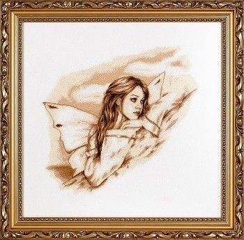 Набор для вышивки крестом Alisena 1069а Ангел вдохновение - Купить в интернет-магазине club-rukodelia.com Тел: 067-802-24-81 Купить Киев, Львов, Харьков, Винница, Одесса, Житомир, Чернигов, Сумы