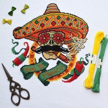 Viva la Mexico Набір для вишивання хрестиком Повітруля Р8-009 - Купити в інтернет-магазині club-rukodelia.com Тел: 067-802-24-81  Купити Київ, Львів, Харків, Вінниця, Одеса, Житомир, Чернігів, Суми