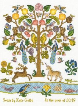 Набір для вишивання хрестиком Tree Of Plenty Дерево достатку Bothy Threads XBD7 - Купити в інтернет-магазині club-rukodelia.com Тел: 067-802-24-81  Купити Київ, Львів, Харків, Вінниця, Одеса, Житомир, Чернігів, Суми