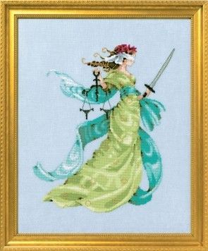 Схема для вишивання Mirabilia Designs Lady Justice MD160 - Купити в інтернет-магазині club-rukodelia.com Тел: 067-802-24-81  Купити Київ, Львів, Харків, Вінниця, Одеса, Житомир, Чернігів, Суми