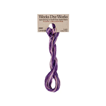 Муліне ручного фарбування Weeks Dye Works 2301 Lavender