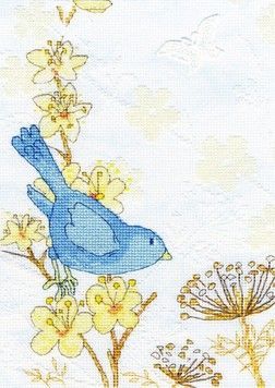 Набор для вышивания крестом Bothy Threads XSH1 Song Bird Певчая птичка - Купить в интернет-магазине club-rukodelia.com Тел: 067-802-24-81 Купить Киев, Львов, Харьков, Винница, Одесса, Житомир, Чернигов, Сумы