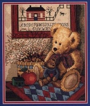 Набор для вышивания Dimensions 13653 Old Teddy - Купить в интернет-магазине club-rukodelia.com Тел: 067-802-24-81 Купить Киев, Львов, Харьков, Винница, Одесса, Житомир, Чернигов, Сумы