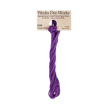 Муліне ручного фарбування Weeks Dye Works 2329 Purple Majesty