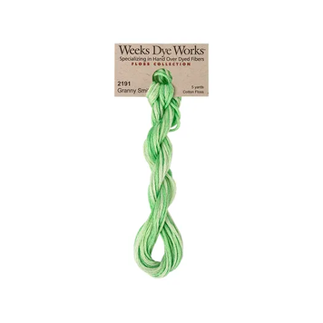 Муліне ручного фарбування Weeks Dye Works 2191 Granny Smith