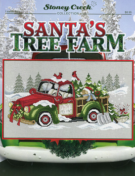 Santa's Tree Farm Схема для вишивання хрестом Stoney Creek LFT451 - Купити в інтернет-магазині club-rukodelia.com Тел: 067-802-24-81  Купити Київ, Львів, Харків, Вінниця, Одеса, Житомир, Чернігів, Суми