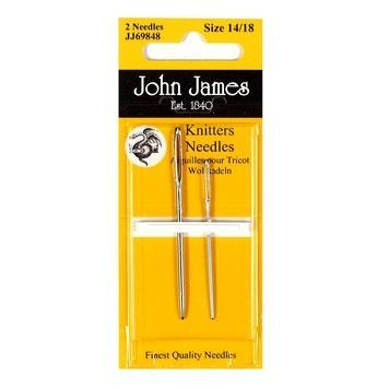 Knitters (2шт) Набір голок для в'язальниць John James JJ69848 - Купити в інтернет-магазині club-rukodelia.com Тел: 067-802-24-81  Купити Київ, Львів, Харків, Вінниця, Одеса, Житомир, Чернігів, Суми