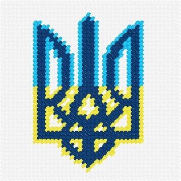 Тризуб Канва з нанесеним малюнком Чарівниця C-84 - Купити в інтернет-магазині club-rukodelia.com Тел: 067-802-24-81  Купити Київ, Львів, Харків, Вінниця, Одеса, Житомир, Чернігів, Суми