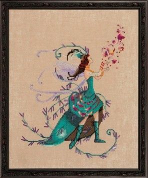 Схема для вишивання The Leaf Collector//Колекціонер листя Nora Corbett NC215 - Купити в інтернет-магазині club-rukodelia.com Тел: 067-802-24-81  Купити Київ, Львів, Харків, Вінниця, Одеса, Житомир, Чернігів, Суми