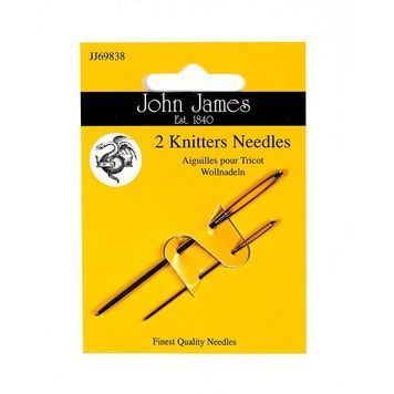 Knitters (2шт) Набор игл для вязальщиц John James JJ69838 - Купить в интернет-магазине club-rukodelia.com Тел: 067-802-24-81 Купить Киев, Львов, Харьков, Винница, Одесса, Житомир, Чернигов, Сумы