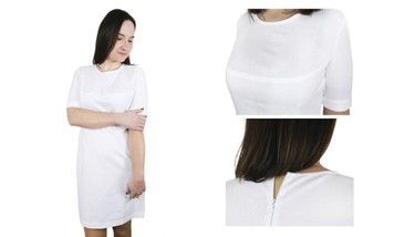 Сукня жіноча Біла 822-14/09 розмір 48 - Купити в інтернет-магазині club-rukodelia.com Тел: 067-802-24-81  Купити Київ, Львів, Харків, Вінниця, Одеса, Житомир, Чернігів, Суми