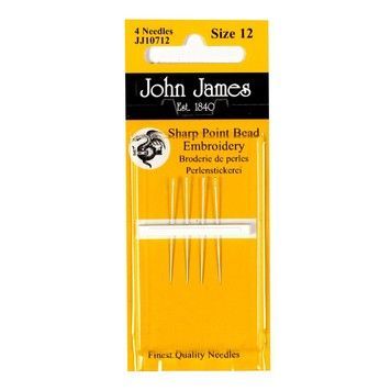 Набор коротких бисерных игл Short Beading №10 (6шт) John James JJ10710 - Купить в интернет-магазине club-rukodelia.com Тел: 067-802-24-81 Купить Киев, Львов, Харьков, Винница, Одесса, Житомир, Чернигов, Сумы