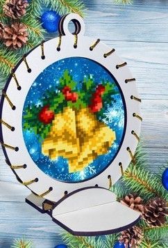Новорічна іграшка Набір із фанери під вишивку бісером Biser-Art 3804ба - Купити в інтернет-магазині club-rukodelia.com Тел: 067-802-24-81  Купити Київ, Львів, Харків, Вінниця, Одеса, Житомир, Чернігів, Суми