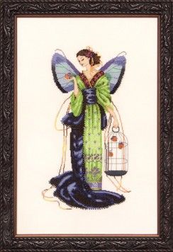 Схема для вишивання Mirabilia Designs MD114 September Sapphire Fairy - Купити в інтернет-магазині club-rukodelia.com Тел: 067-802-24-81  Купити Київ, Львів, Харків, Вінниця, Одеса, Житомир, Чернігів, Суми