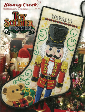 Toy Soldier Stocking Схема для вишивання хрестиком Stoney Creek LFT461 - Купити в інтернет-магазині club-rukodelia.com Тел: 067-802-24-81  Купити Київ, Львів, Харків, Вінниця, Одеса, Житомир, Чернігів, Суми