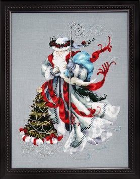Схема для вишивання Mirabilia Designs MD100 Winter White Santa - Купити в інтернет-магазині club-rukodelia.com Тел: 067-802-24-81  Купити Київ, Львів, Харків, Вінниця, Одеса, Житомир, Чернігів, Суми